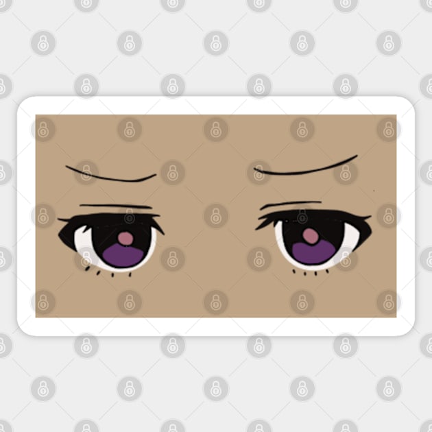 Fern Eyes from Sousou no Frieren or Frieren Beyond Journeys End Anime Manga Characters SNF-186 Sticker by Animangapoi